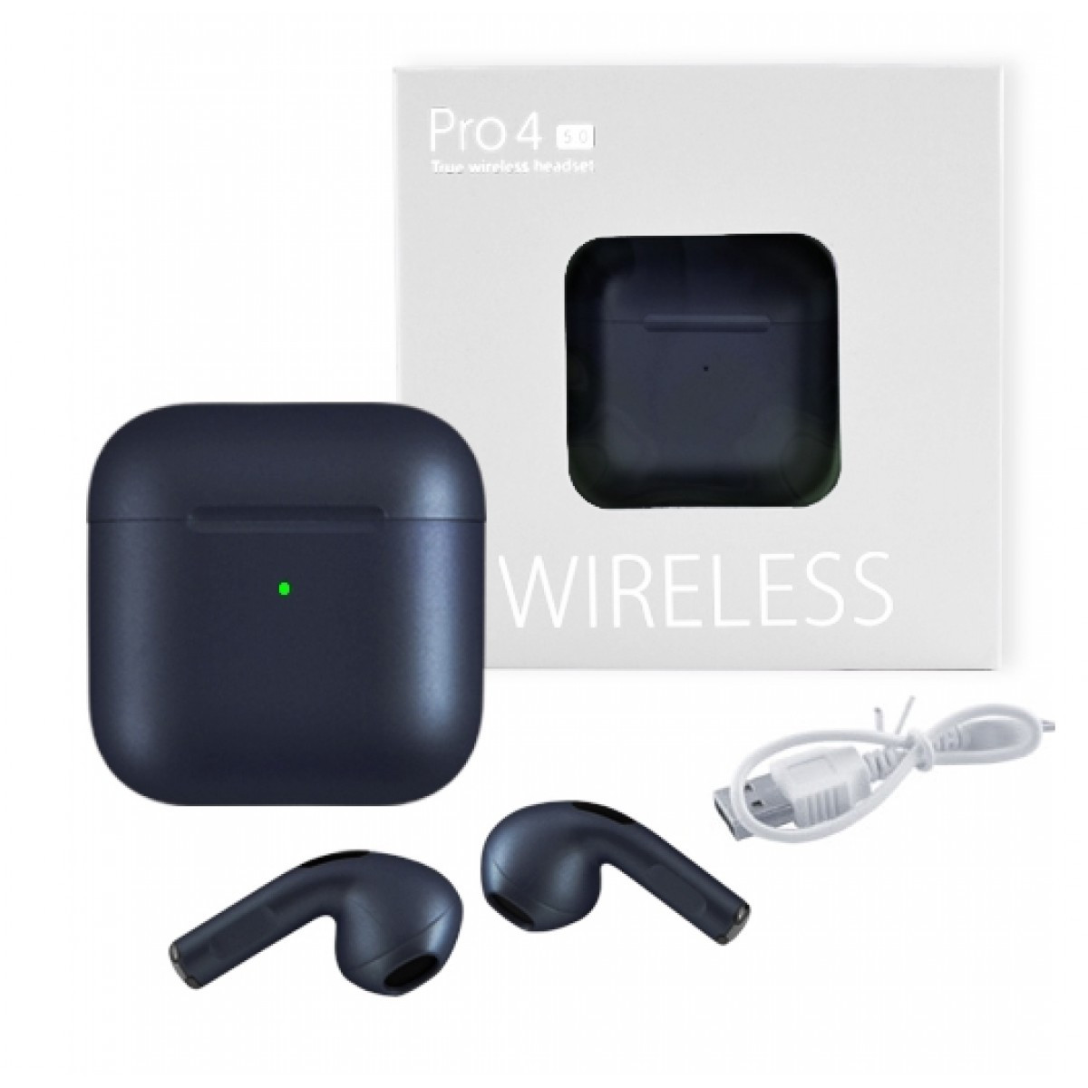 

Наушники Bluetooth Pro 4 Wireless mini с кейсом ultramarine