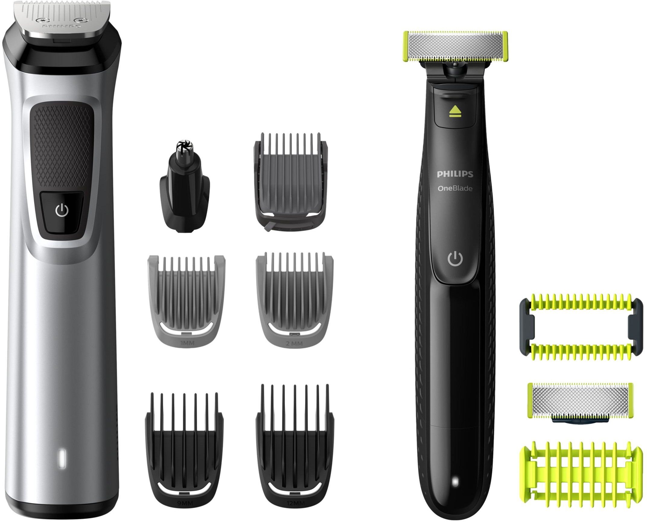 

Триммер универсальный Philips Multigroom и OneBlade «12-в-1» MG9710/90