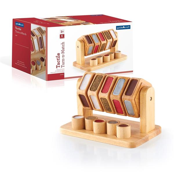 

Тактильна гра Guidecraft Manipulatives Покрути і знайди (G5076)