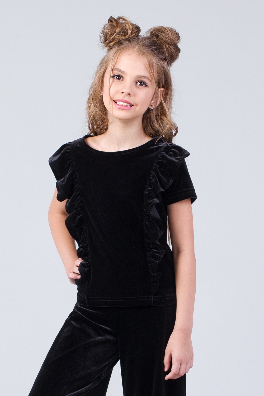 

Блузка для девочки Zironka Z2-26-0025-1 158 см Черный