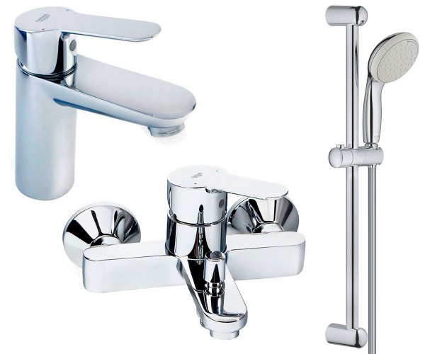 

Набор смесителей GROHE BauEdge 123365S (27598001+23605000+23330000)