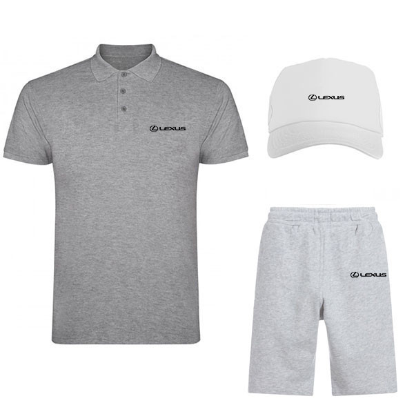 

Мужской костюм тройка Без бренда Кепка поло и шорты  Серый (2-9789, Мужской костюм тройка Без бренда Кепка поло и шорты XL Серый (2-9789)