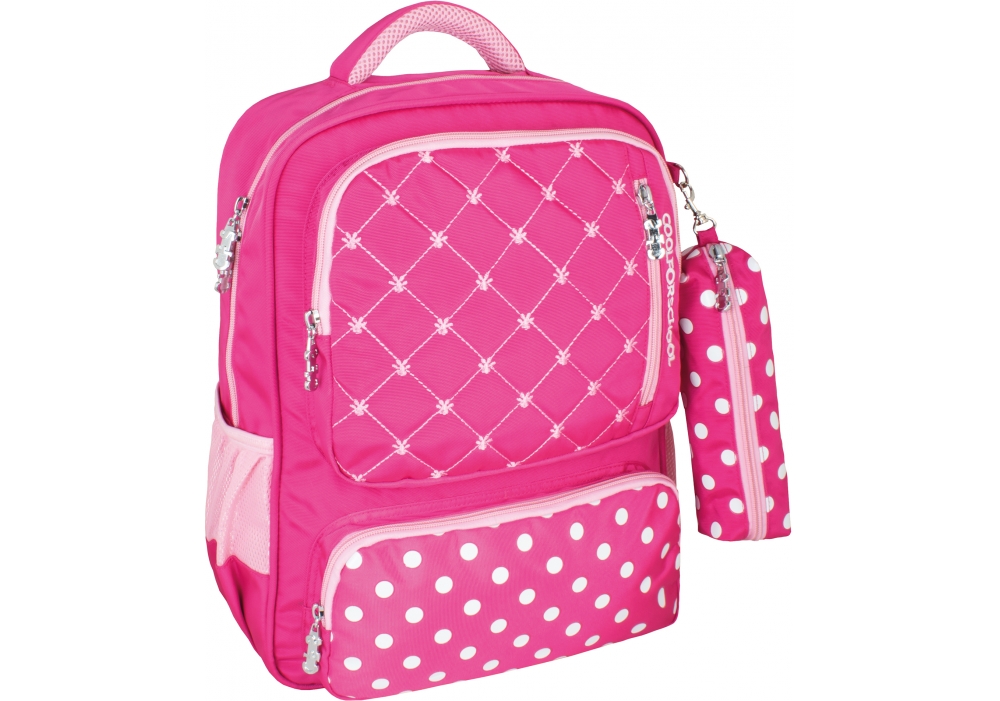 

Рюкзак школьный Cool For School Jolly 39x31x14 см 16-25 л розовый (CF86145)