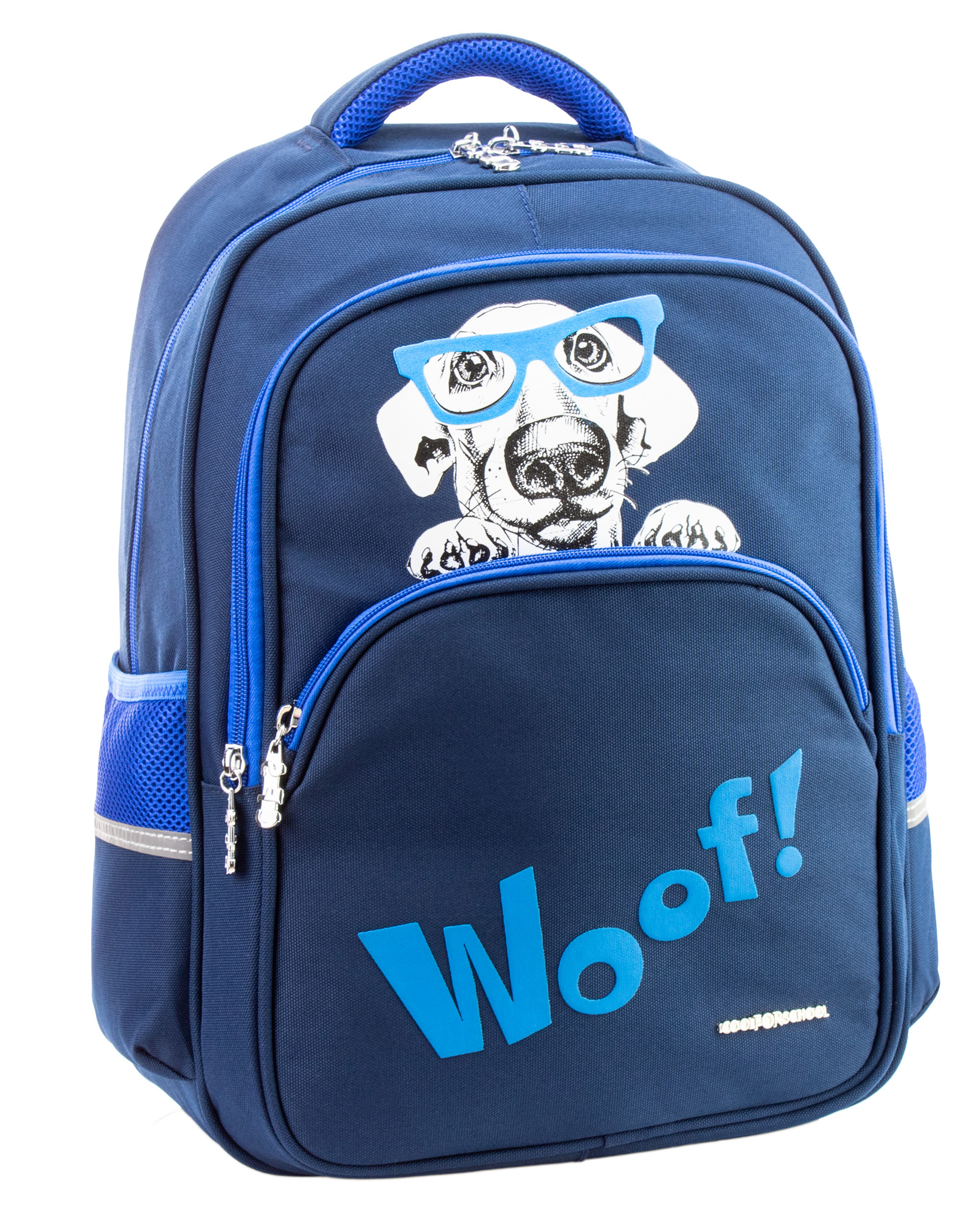 

Рюкзак школьный Сool For School 43x30x17 см 16-25 л синий (CF86737-03)
