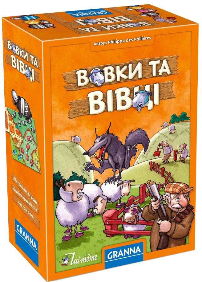 

Настольная игра Granna Волки и овцы (83651) (5900221083651)