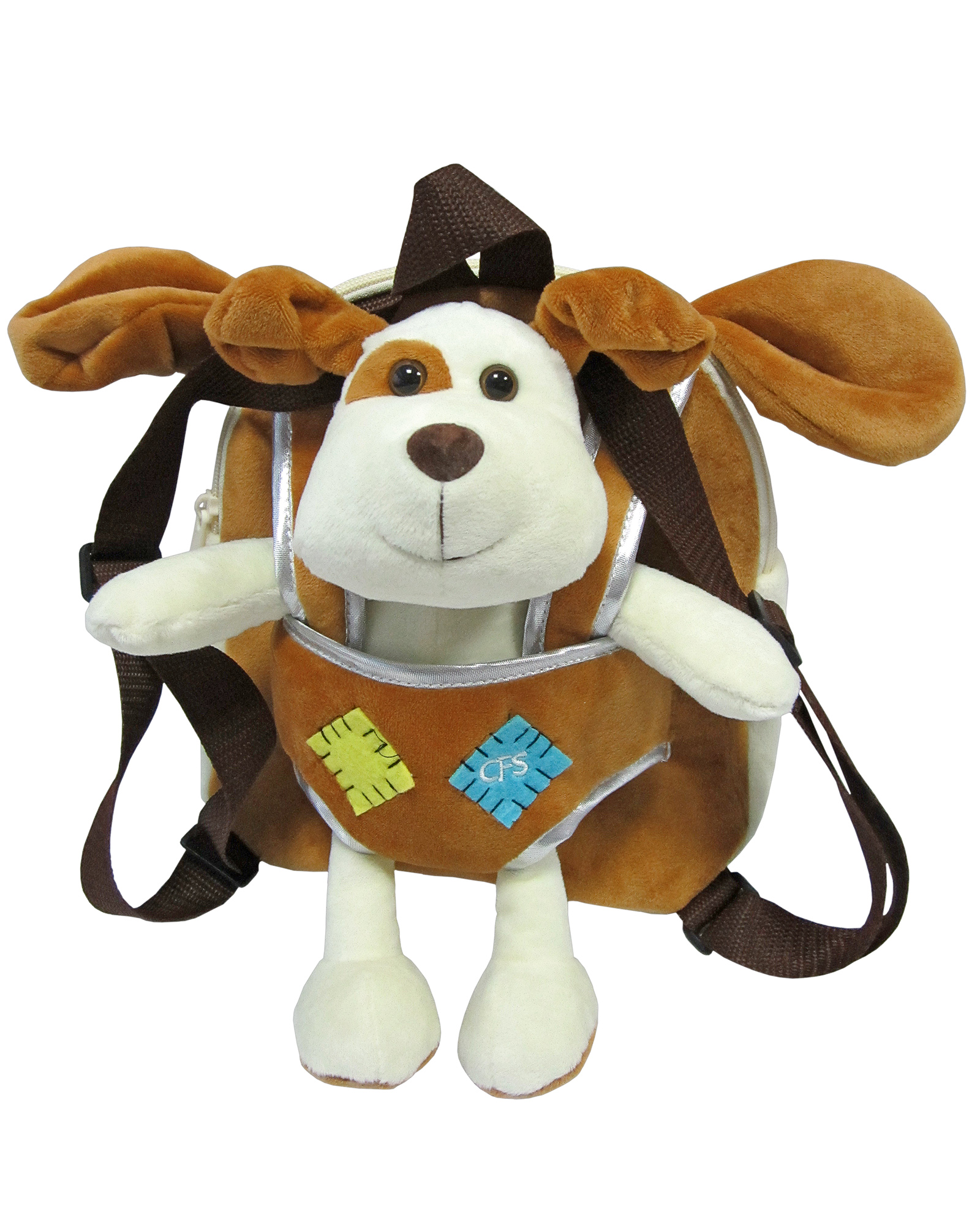 

Рюкзак дошкольный Cool For School Dog 25х18х15 см 6-15 л коричневый (CF86006)