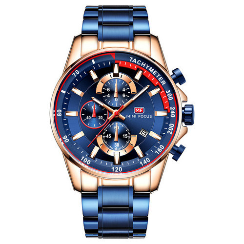 

Часы наручные Mini Focus MF0218G.01 Blue-Cuprum-Red