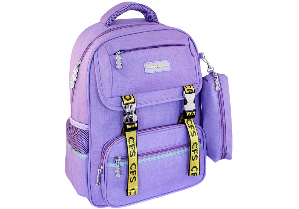 

Рюкзак школьный Cool For School Style 41x32x15 см 16-25 л фиолетовый (CF86536)