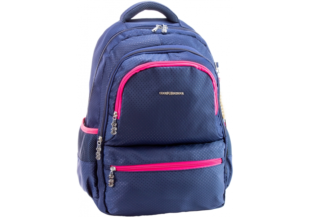 

Рюкзак школьный Cool For School 43x30x17 см 16 л синий (CF86735-03)