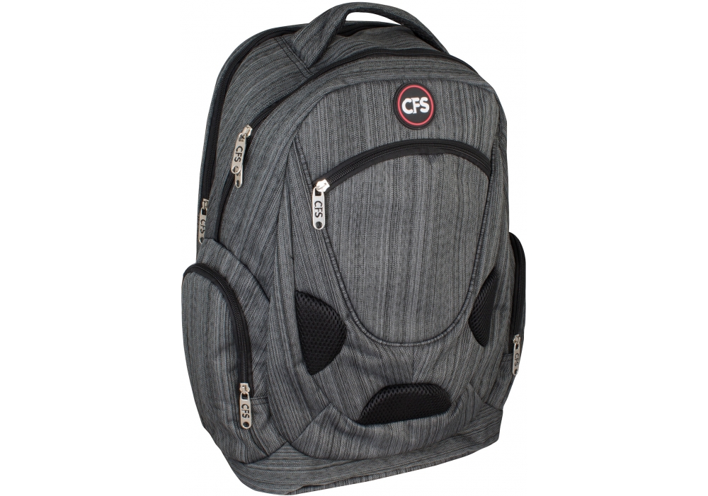 

Рюкзак молодежный Cool For School 47x35x15 см 26-35 л серый (CF86502)