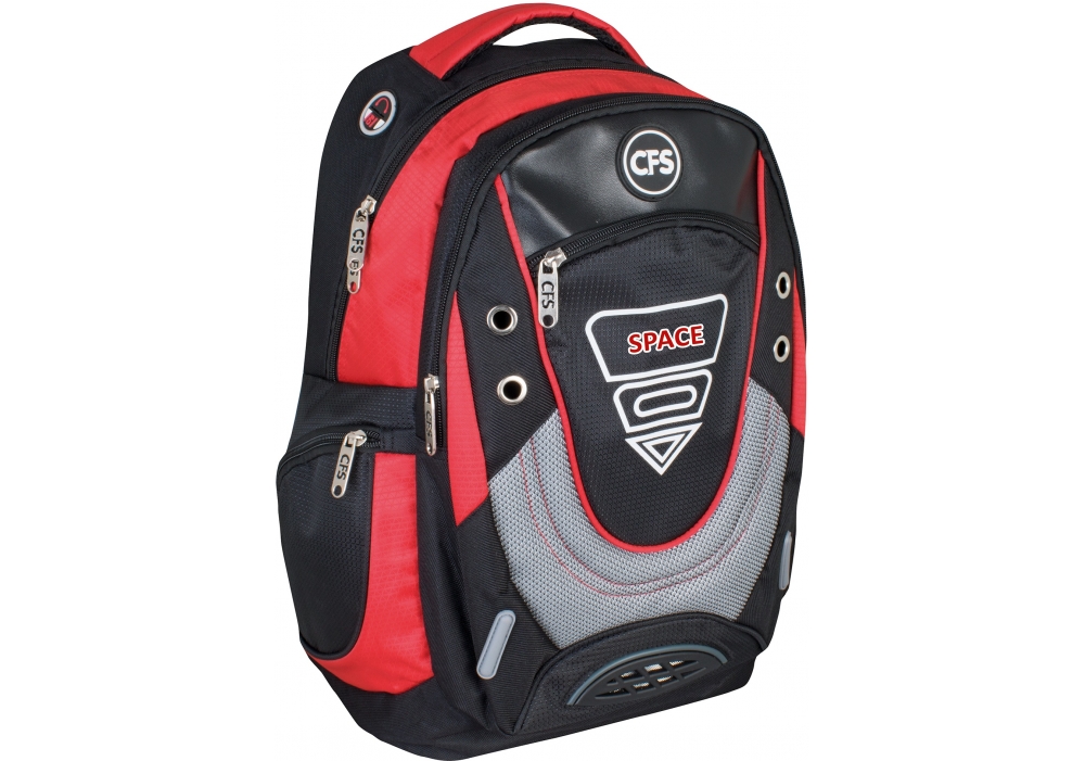 

Рюкзак молодежный Cool For School 47x35x16 см 26-35 л черный (CF86506)
