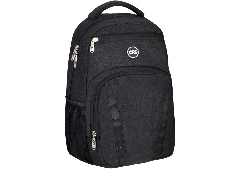 

Рюкзак молодежный Cool For School 43x30x15 см 6-15 л черный (CF86332)