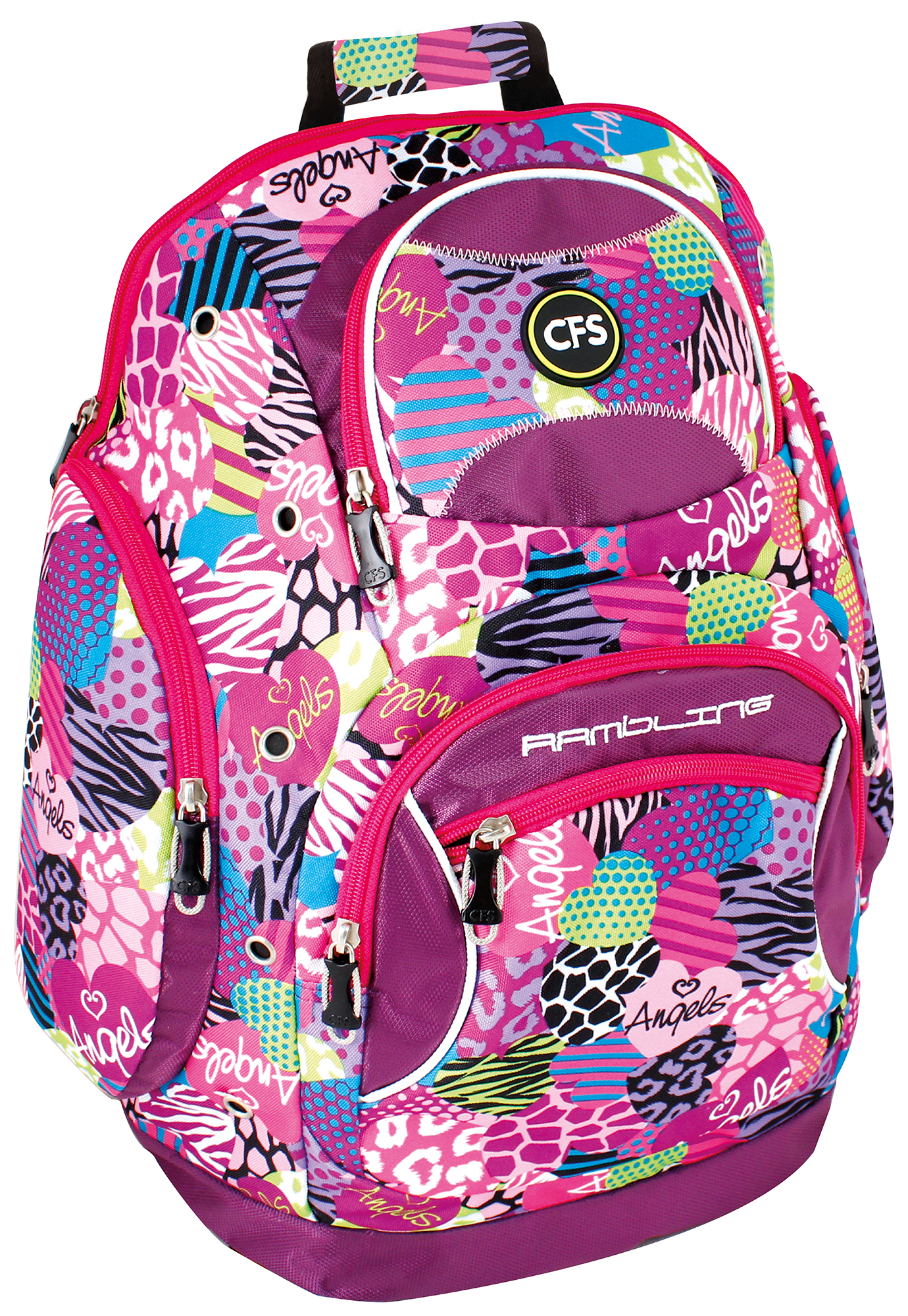 

Рюкзак молодежный Cool For School 45x33x12 см 16-25 л розовый (CF85850)