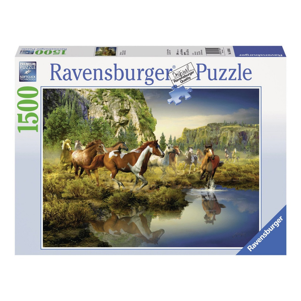 

Пазл Ravensburger Дикие кони (Wild Horses) 1500 эл.