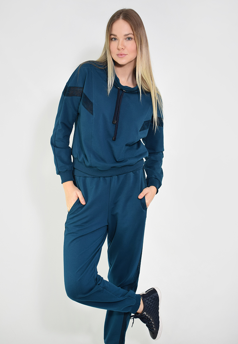 

Спортивный костюм женский N.EL. 1517-35  зеленый 61636, Спортивный костюм женский N.EL. 1517-35 S зеленый 61636