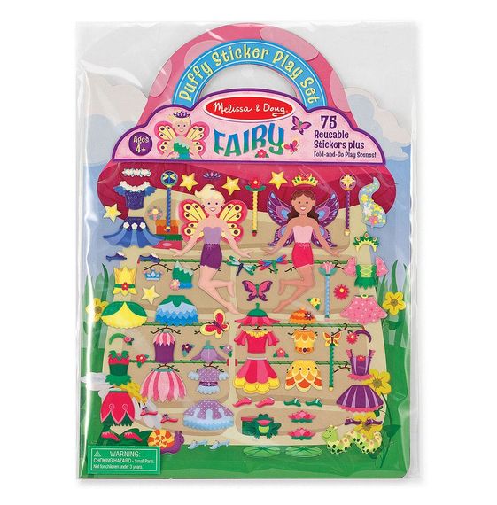 

Набір об'ємних багаторазових наліпок Melissa & Doug Феї (MD19414)