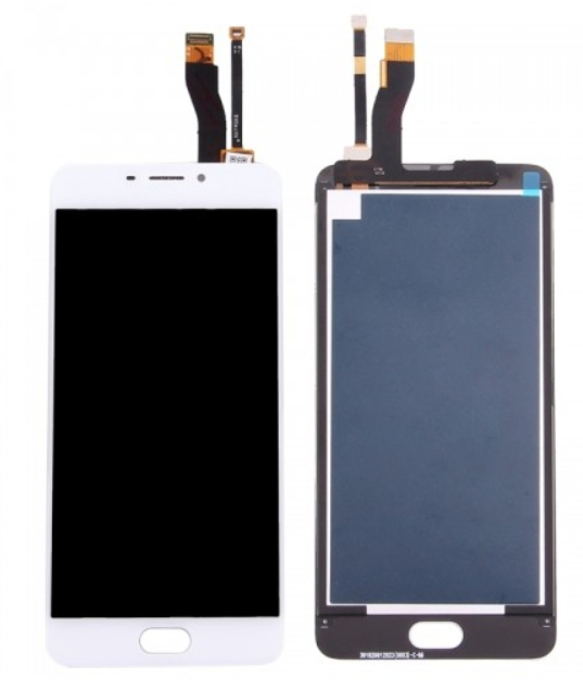 

Дисплей для Meizu M5 Note белый (LCD экран, тачскрин, стекло в сборе) High Copy