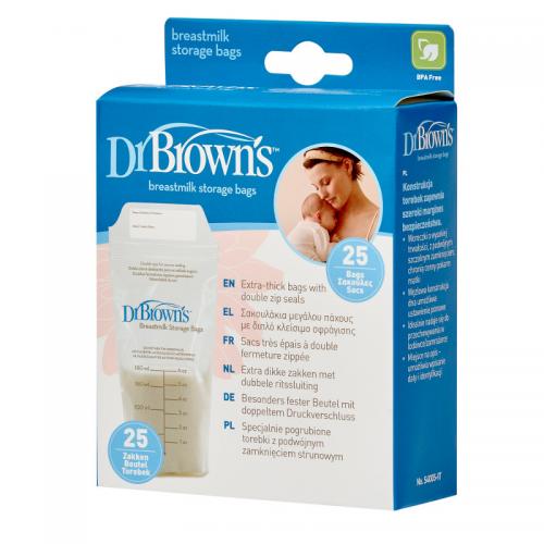 

Пакеты Dr. Brown's для хранения детского молока 180 ml в упаковке 25 шт