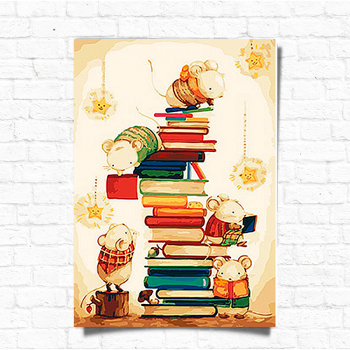 

Картина за номерами ідейка Маленькі читачі 35 х 50 (КНО4111)