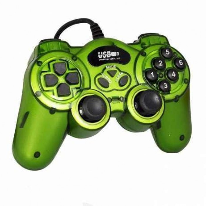 

Игровой манипулятор TURBO USB GAMEPAD DJ-168 джойстик для ПК Зелёный