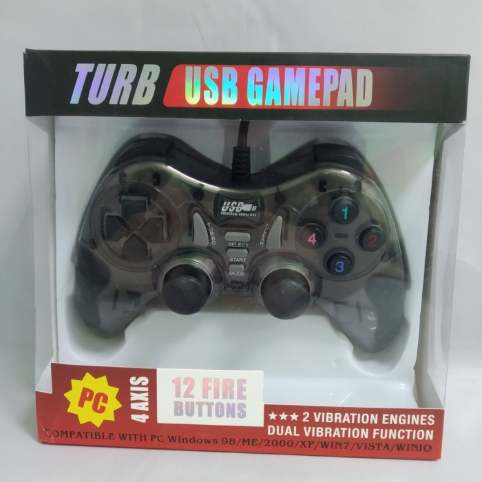 

Игровой манипулятор TURBO USB GAMEPAD DJ-900 джойстик для ПК Чёрный