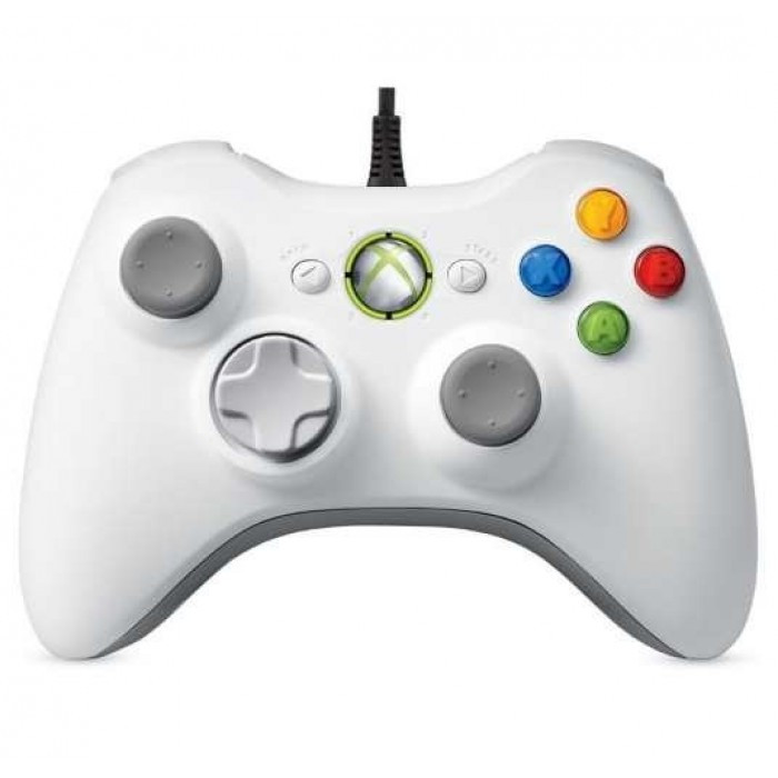 

Проводной джойстик для Xbox 360 Белый