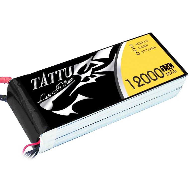 

Аккумулятор Tattu LiPO 14,8В 12000мАч 4S 15C 179х70х39мм 1064г EC5 (TA-15C-12000-4S1P)