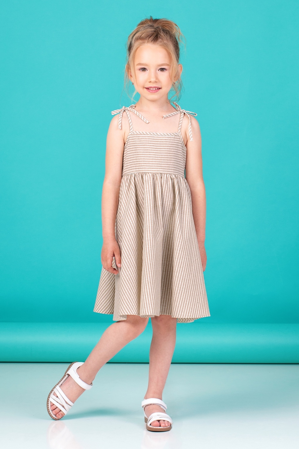 

Сарафан для девочки Zironka Z2-40-0003-2 Бежевый