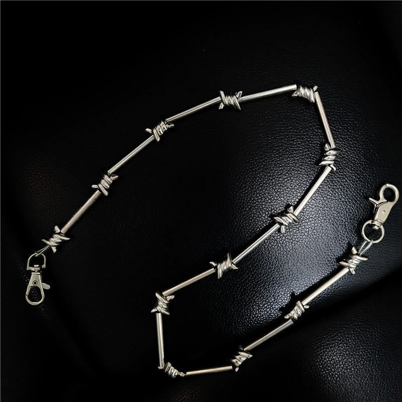 

Цепь на джинсы Rock Колючая проволока 76 см (ch-012-N0033-00000004109)