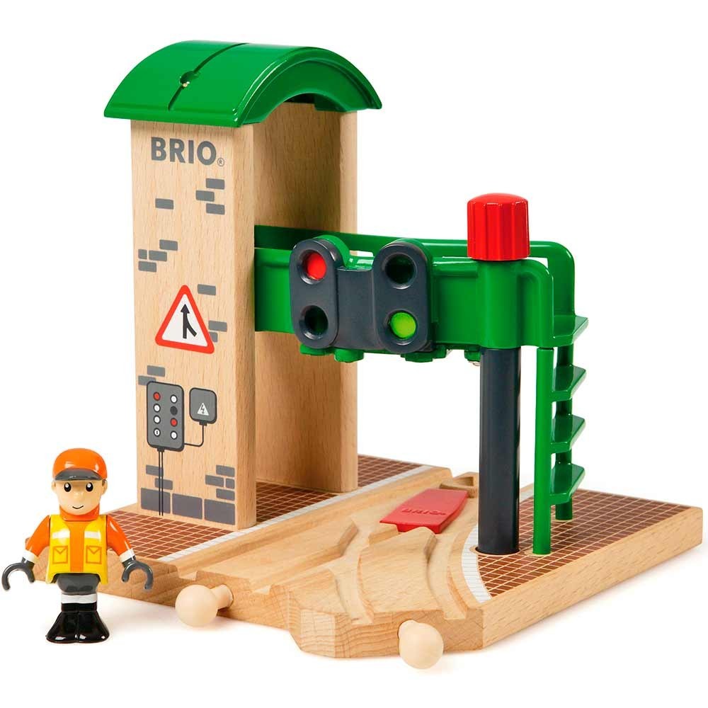

Сигнальная станция BRIO со стрелкой и светофором 33674