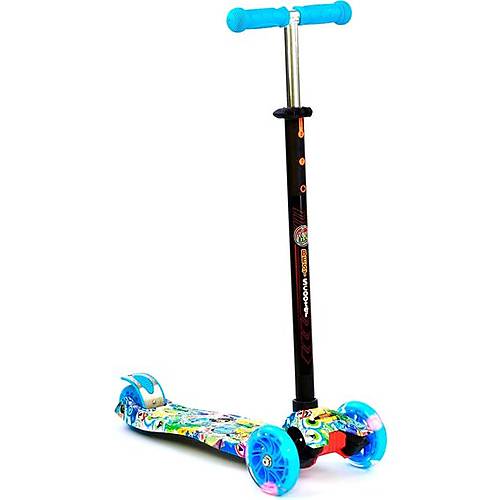

Самокат MAXI 4 колеса светятся (голубой) Best Scooter (A25467779-1322)