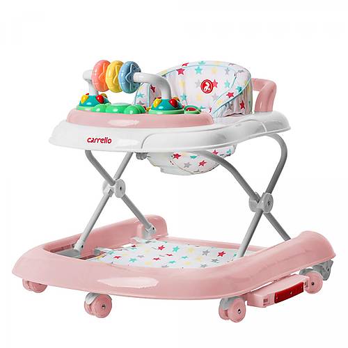 

Ходунки Torino 3 в 1 (ходунки, качалка, каталка) розовый CARRELLO (CRL-96033 Rose)