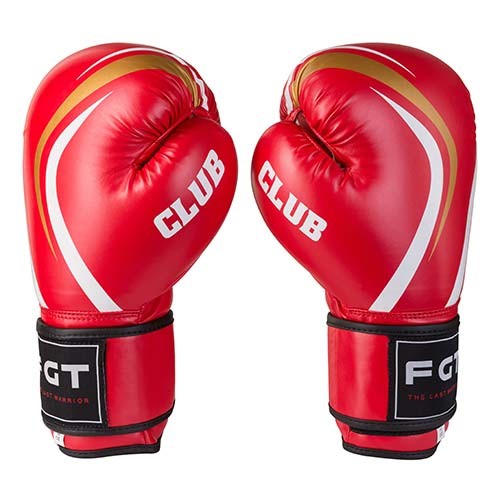 

Боксерские перчатки CLUB FGT Flex 12oz красный