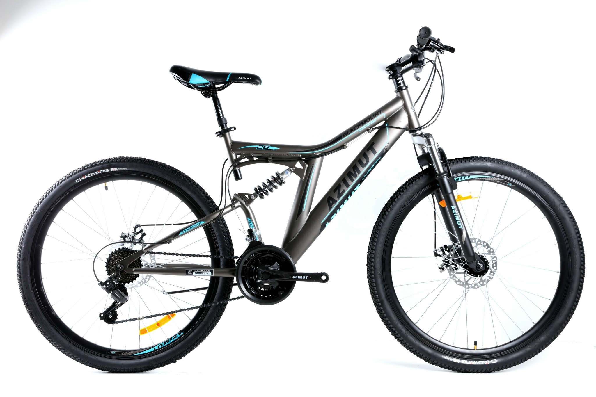

Велосипед Azimut Blackmount 2021 24" 16" Grey / Blue (Blackmount/FRD)