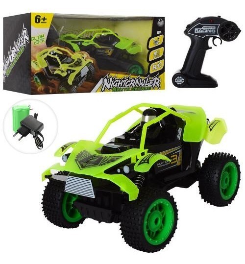

​Джип Joy Toy 2028-74B на радиоуправлении, корпус светится в темноте, резин. колеса, амортиз., 36-18,5-19 см
