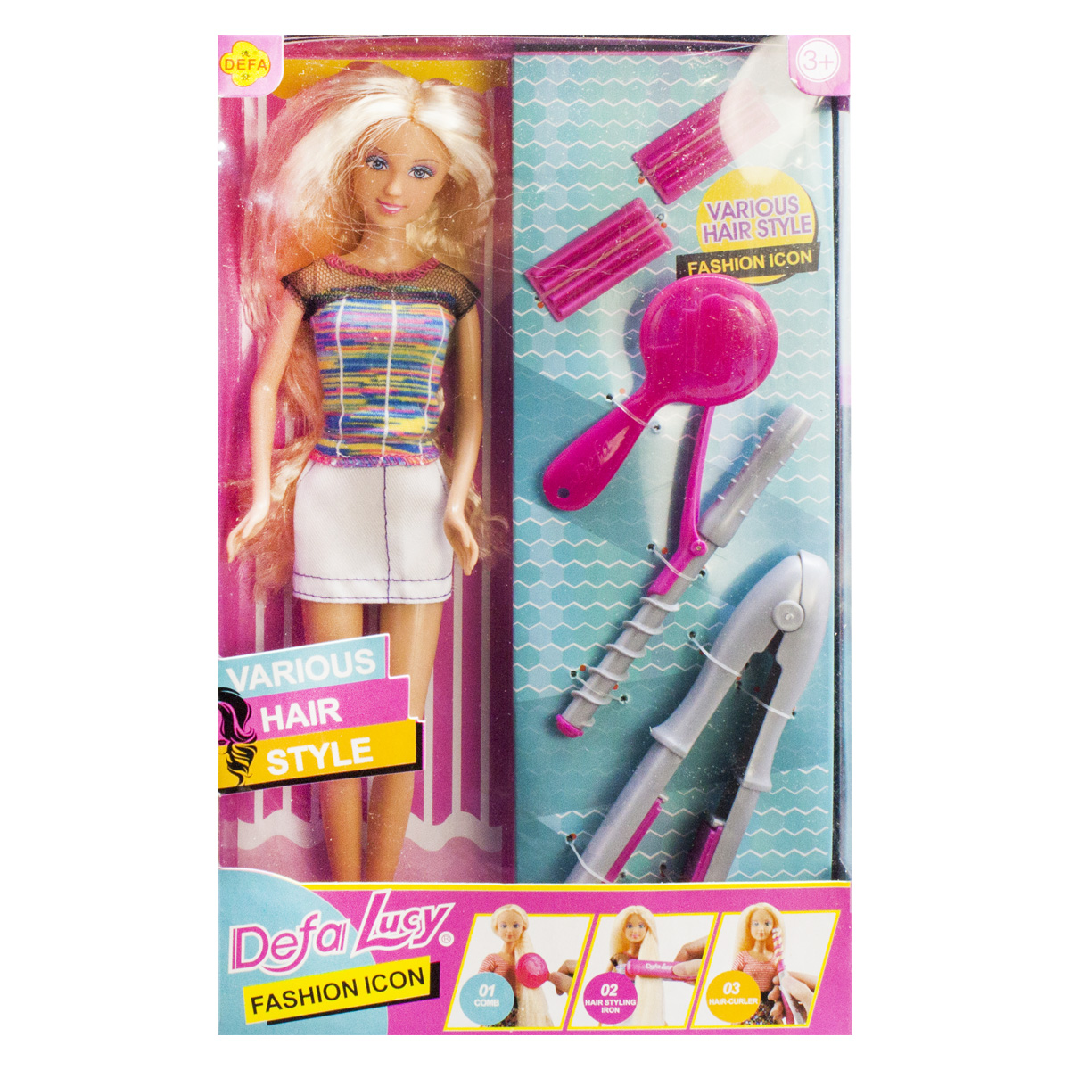 

Кукла Defa Lucy Стилист цветная кофта MiC (8381) (112628)