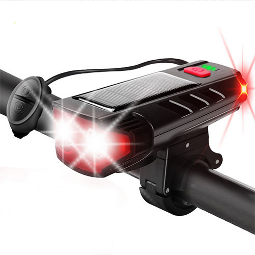 

Велозвонок фара UKC FY-329Pro-2L2 ULTRA LIGHT MEGA SIGNAL солнечная батарея выносная кнопка