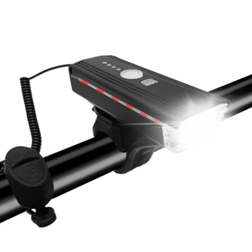 

Велозвонок фара UKC HJ-062-XPE ULTRA LIGHT ALUMINUM AUTOLIGHT SENSOR выносная кнопка индикация заряда