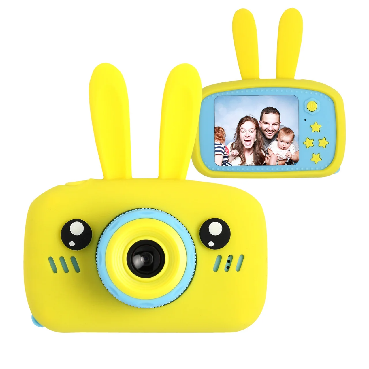 

Детский фотоаппарат Smart Kids Cam Зайчик Желтый
