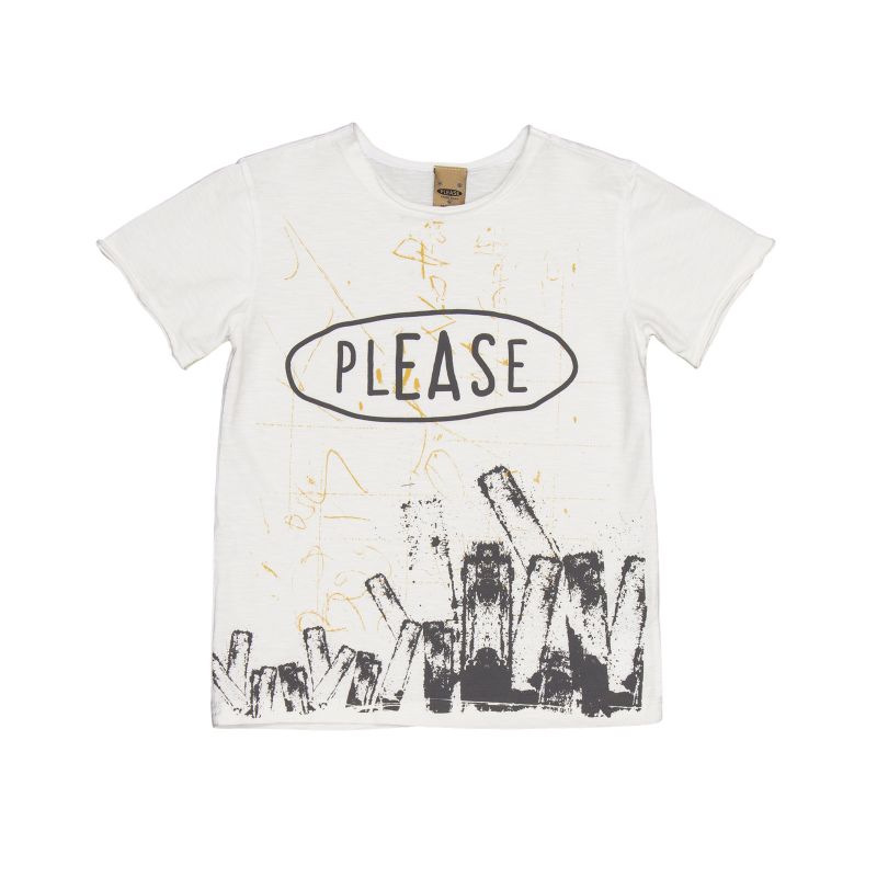 

Футболка PLEASE kids 104 см Белый MB02030B/0262