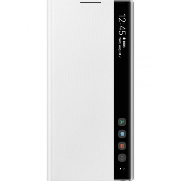 

Оригинальный смарт чехол книжка Samsung Galaxy Note 10 N970 S-View Flip Cover Белый