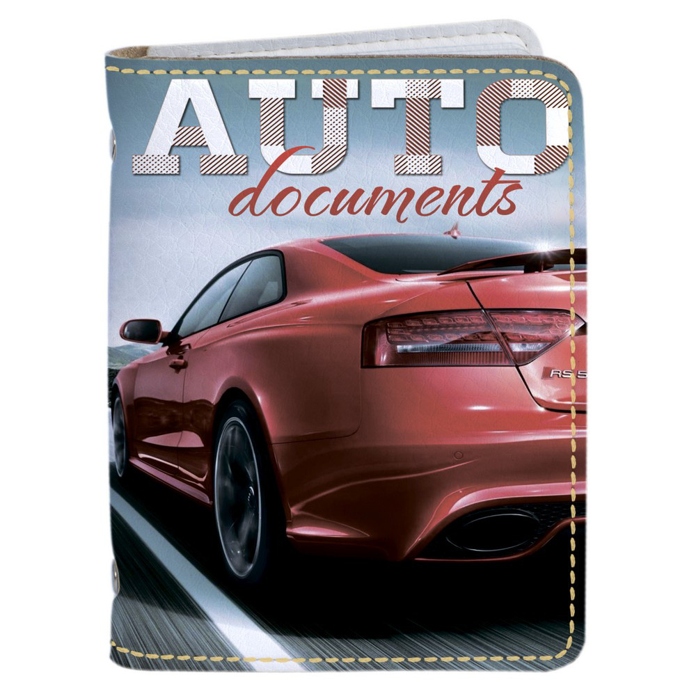 

Обложка на автомобильные права 04 Audi RS 5 экокожа