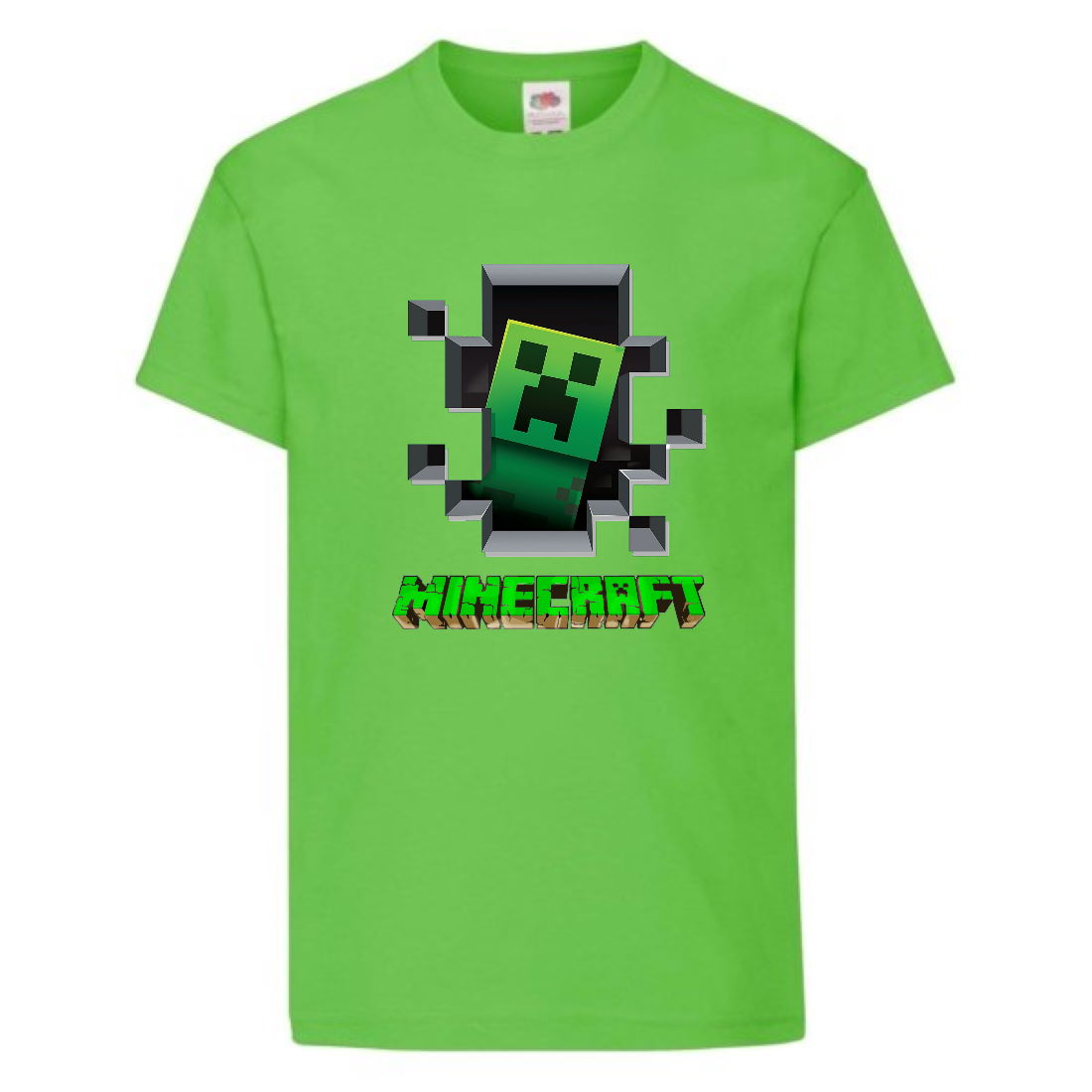 

Футболка детская Майнкрафт 003 (Minecraft) светлозеленая (MNKT lgrn 003) 128 см
