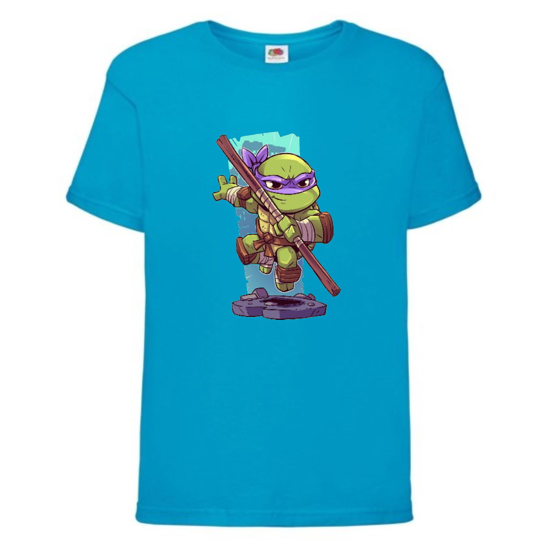 

Футболка детская Черепашки Ниндзя 0014 (Ninja Turtles) синяя (NTS blu 0014) 152 см