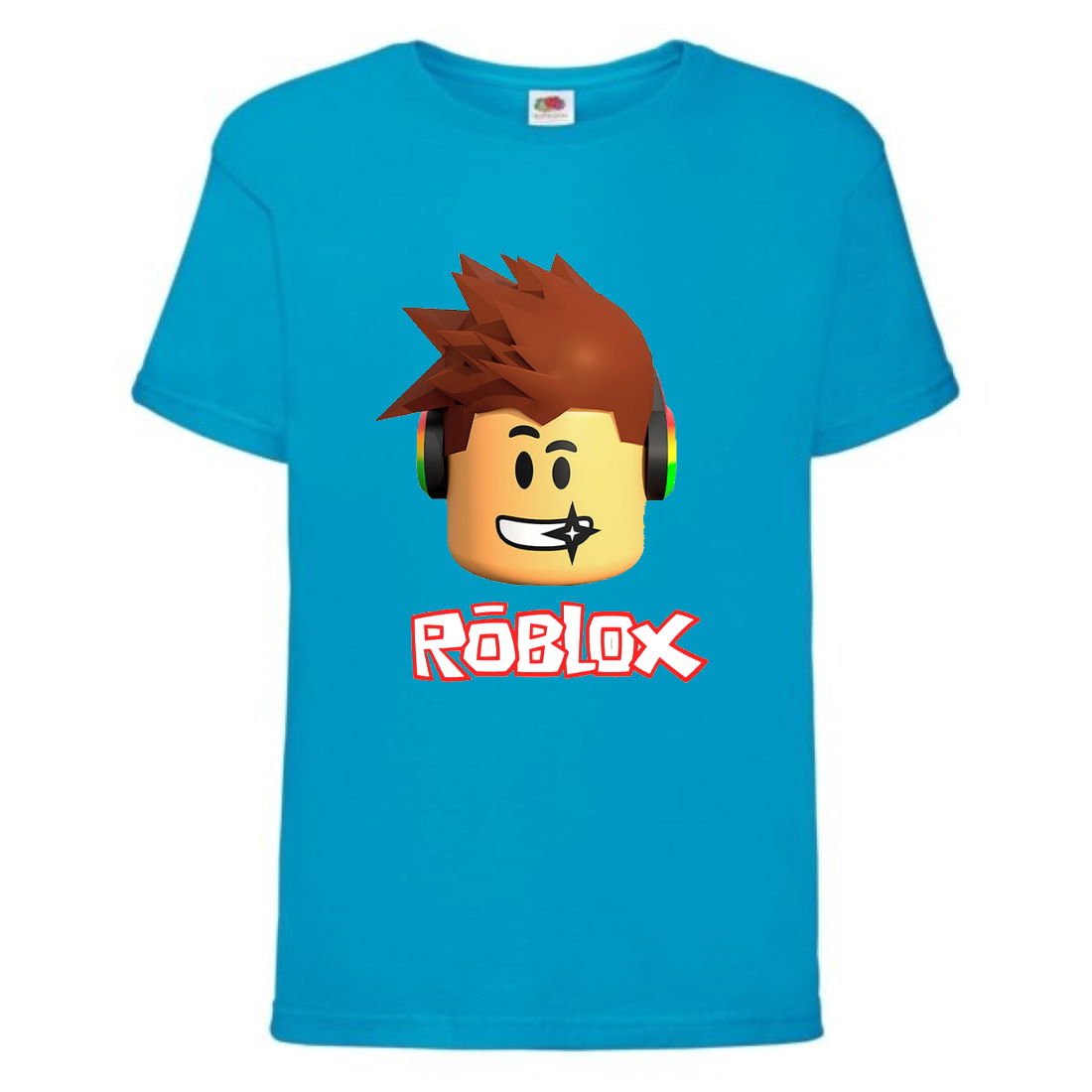 

Футболка детская Роблокс 001 (Roblox) синяя (RB blu 001) 104 см