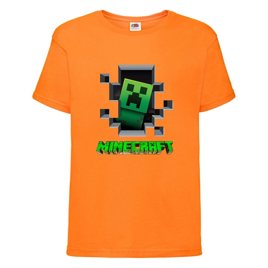 

Футболка детская Майнкрафт 003 (Minecraft) оранжевая (MNKT orn 003) 164 см