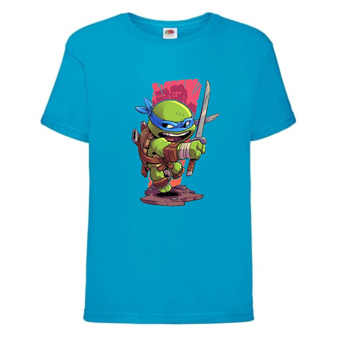 

Футболка детская Черепашки Ниндзя 0017 (Ninja Turtles) синяя (NTS blu 0017) 140 см