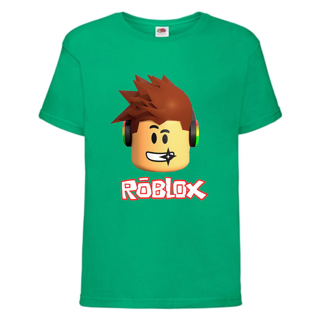 

Футболка детская Роблокс 001 (Roblox) зеленая (RB grn 001) 140 см