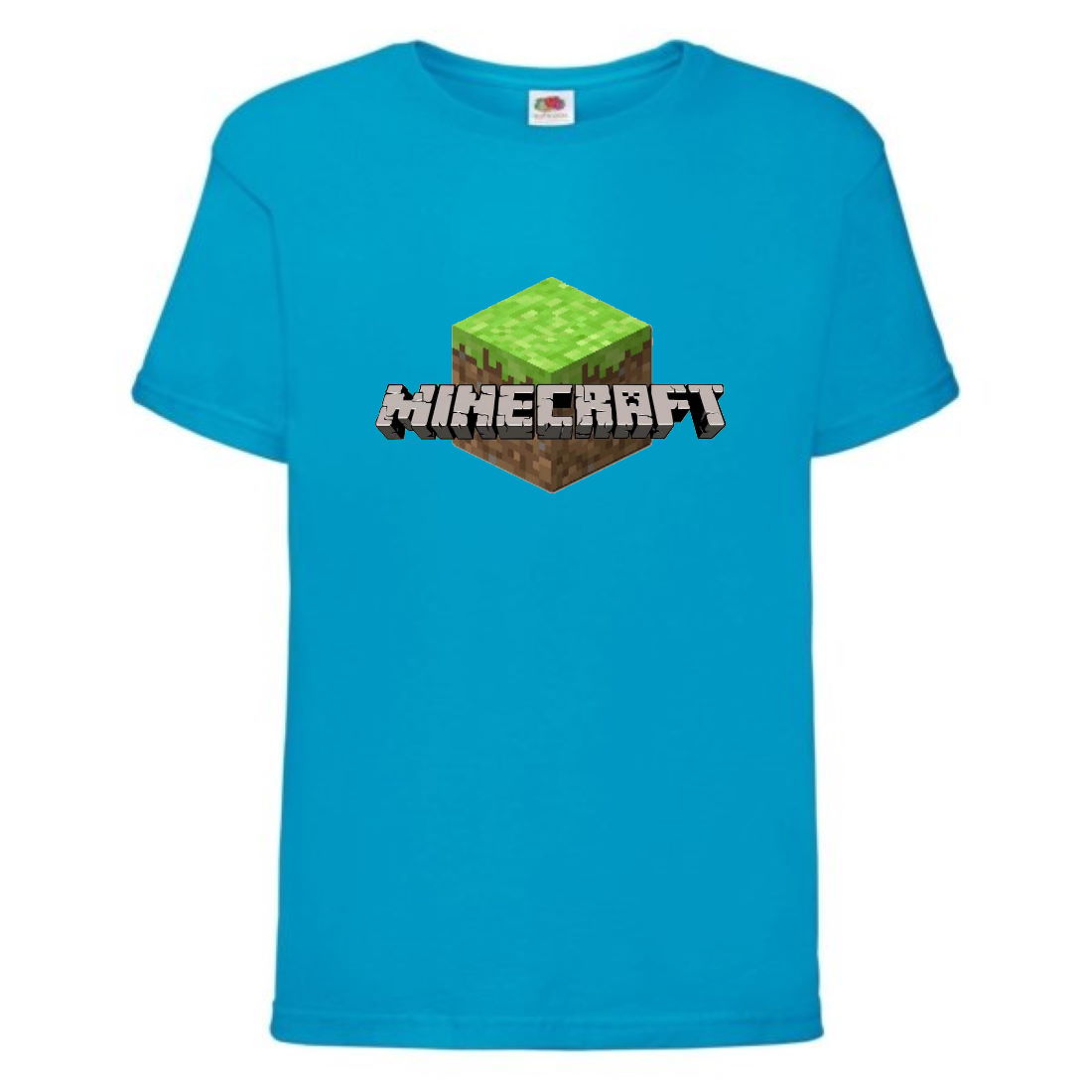 

Футболка детская Майнкрафт 002 (Minecraft) синяя (MNKT blu 002) 116 см