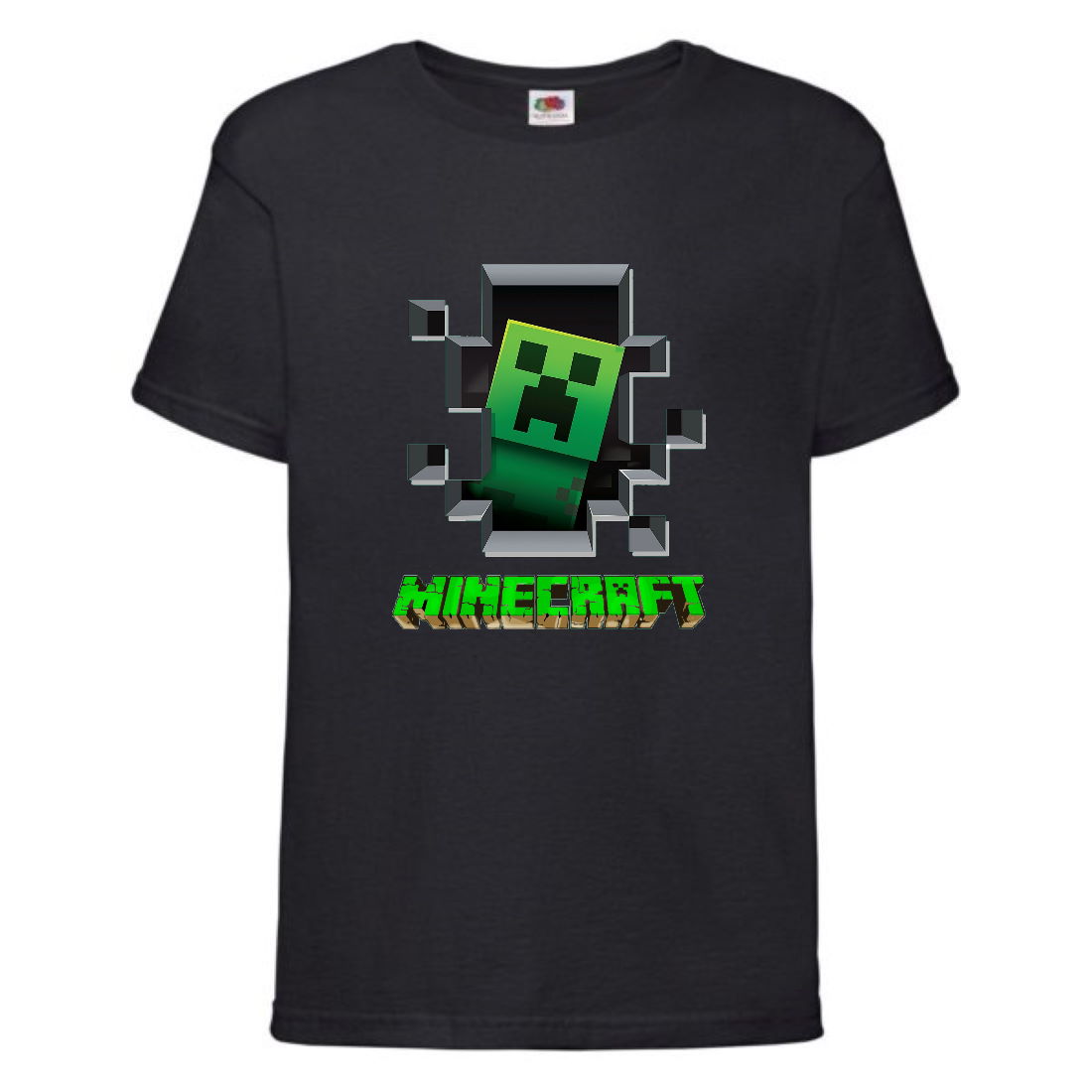 

Футболка детская Майнкрафт 003 (Minecraft) черная (MNKT blc 003) 128 см
